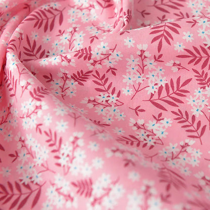 Floral Fabric Flower Cotton Printed Poplin Quilting Clothes Patchwork Muslin Sewing Accessories
