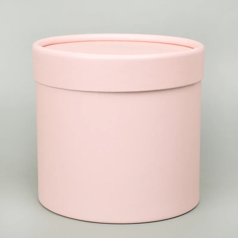 12x12cm Flower Box Round Cardboard Gift Boxes Wedding Party Rose Flower Packaging Decoration Valentine's Day Gifts Wrapping B