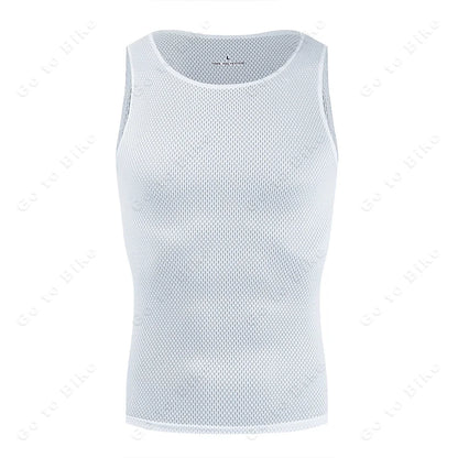 Colorful Cycling Base Layer Cycling Undershirt Quick Dry Underwear Cycling Sleeveless Jersey High Elastici MTB Road Bike Jers