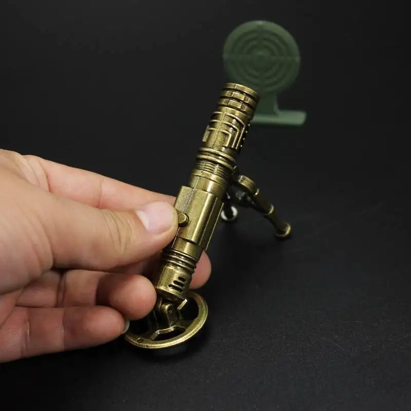 Military Weapons Toy, Fireable Mini Mortar Launcher Toys, Tabletop Decorations And Collectibles,Children Educational Toy, Gif