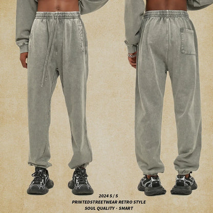 Batik Worn Casual Sweatpants