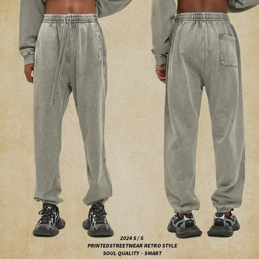 Batik Worn Casual Sweatpants