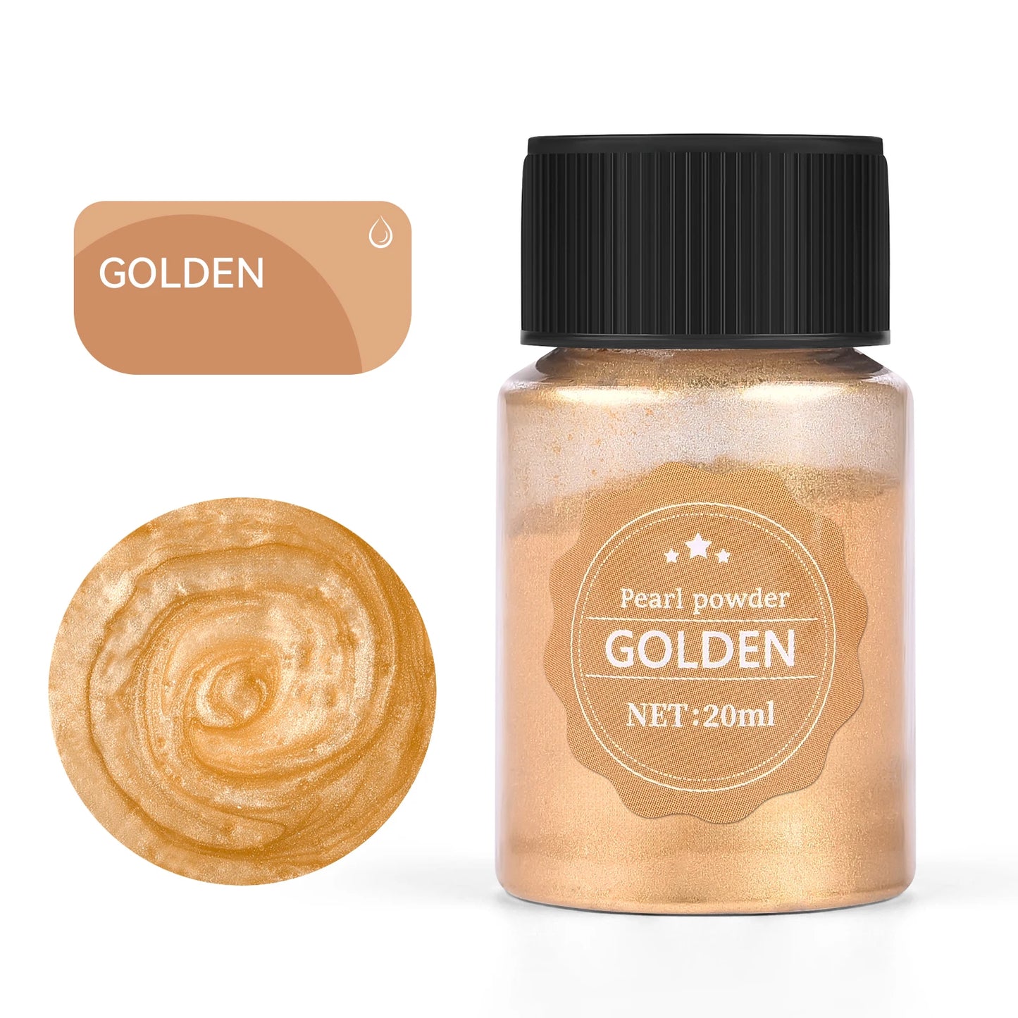 20ml Pearlescent Mica Powder Epoxy Resin Pigment Kits Dye Pearl Pigment Natural Mica Mineral Powder DIY Jewelry Crafts Candle