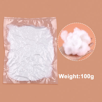 20-200g/Lot Doll Stuffed Cotton Toys PP Cotton Pillow Filling Premium Polyester Fiber Stuffing High Elastic Filler DIY Handma