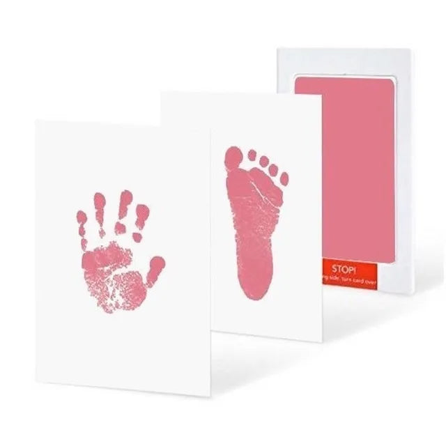 Newborn Baby DIY Hand And Footprint Kit Ink Pads Photo Frame Handprint Toddlers Souvenir Accessories Safe Clean Baby Shower G