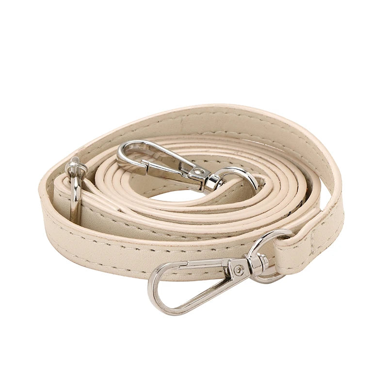 125CM Long PU Leather Bag Strap Accessories for handbags 1.2CM Wide Shoulder Bag Strap For crossbody Replacement Strap For Ba