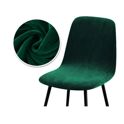 Higher Quality Velvet Chair Cover 1/2/4/6 pcs Stretchable Chair Cover For Dining Room 2 Type of Fabrics Chair Slipcover For H