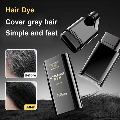Hair Comb Hair Color Comb Black Hair Disposable Hair Color Pen Hair Color Stick Temporary Cover Gray Hair Covering Artifacts