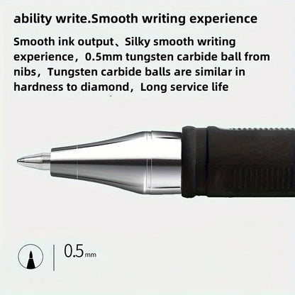 5/10/20pcs Quick-Drying Gel Pens, 0.5mm Fine Tip, Black Ink - Ideal Choice for Office and School clea For school office use o