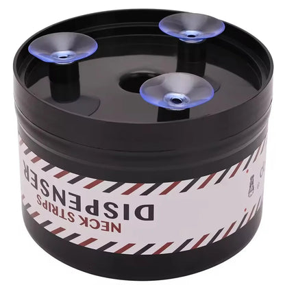 Professional Hair Neck Strip Paper Case Barber Neck Paper Roll Holder Disposable Tissue Collar Tape Box Hairdressing Accessor