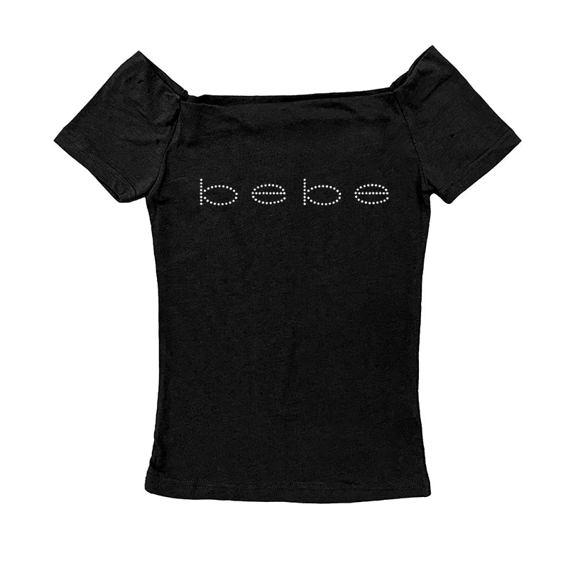 Vintage Sleeveless Tank Top Letters Summer Print Personality Crop top Sleeveless Slim Streetwear Punk Y2K Baby Tee Short Slee