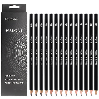 14-58 Pack Drawing Sketching Set,Pro Art Sketch Supplies with 3-Color Sketchbook,Graphite,Charcoal Pencil,Ideal for Shading