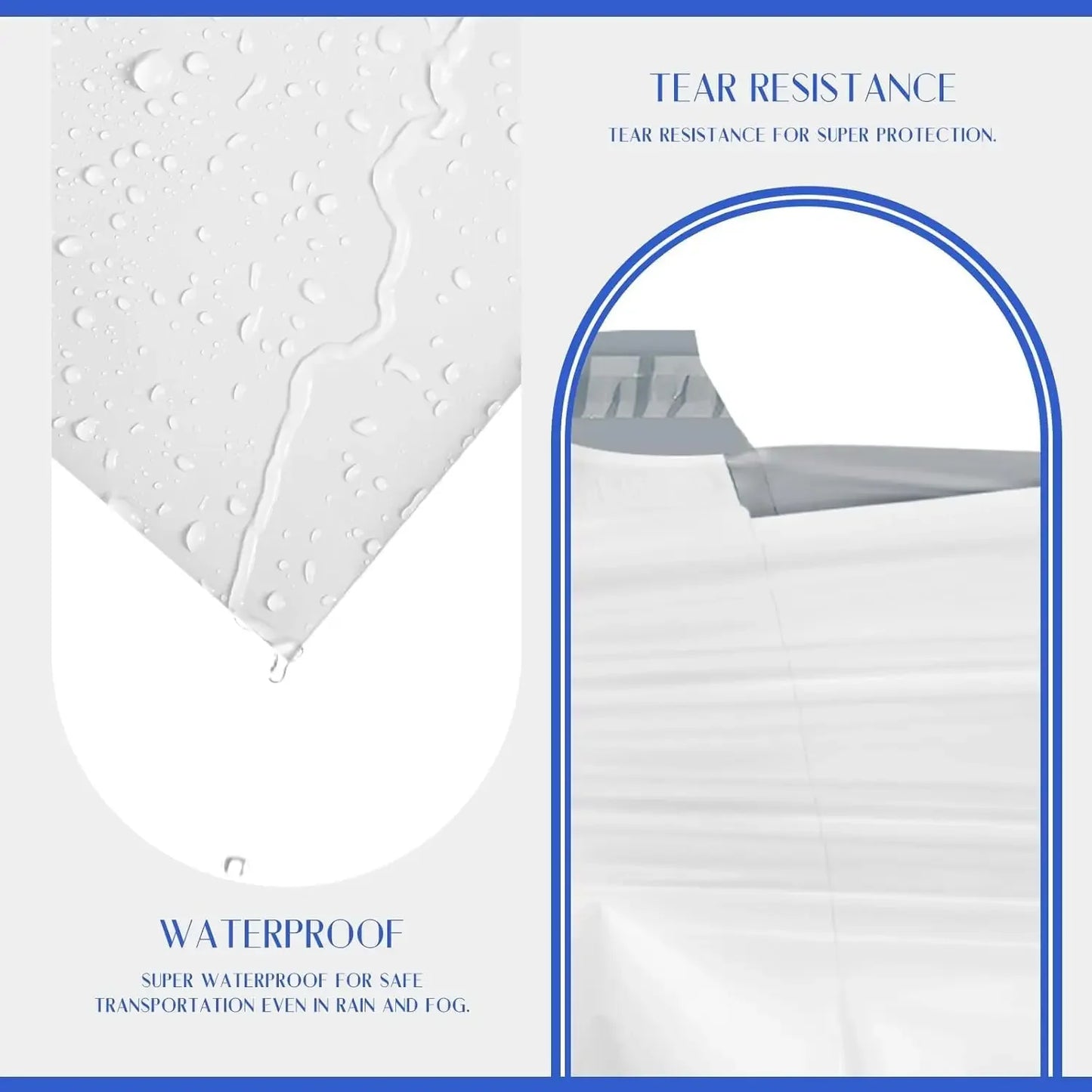 10-40Pcs Self Seal Shipping Bags Portable Poly Mailers Strong Adhesive Packing Mailing Envelopes 17x32cm 28x42cm 32x45cm 25x3