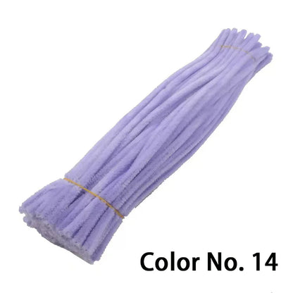 Chenille Stem Pipe Kids DIY Creative Toys Chenille Sticks Cleaners Kindergarten Educational Handmade Material Plush Strips