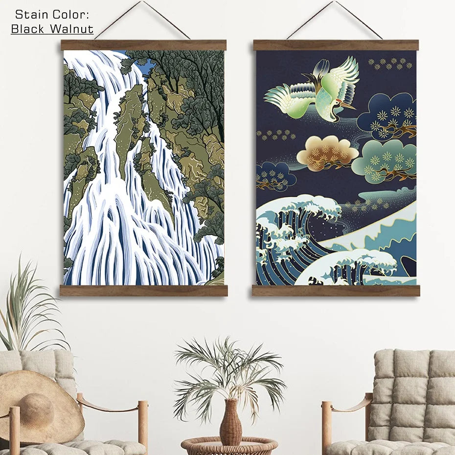 21-100 cm Teak Pine Wood Magnetic Painting Frame Wood Photo Frame Painting Canvas Poster Frame Canvas Frame Art Hanger Christ