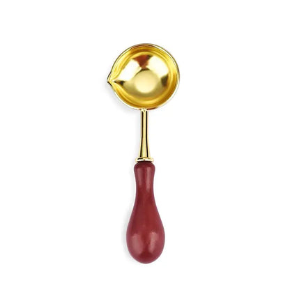 1/2/3pcs Wax Seal Set Wood Wax Melting Lacquer Furnace With /Spoon/Handle Wax Bead Melting Heater Wax Pot Heater For Stamp Cr