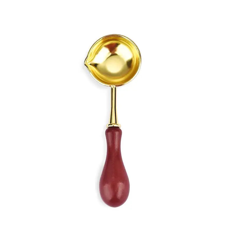 1/2/3pcs Wax Seal Set Wood Wax Melting Lacquer Furnace With /Spoon/Handle Wax Bead Melting Heater Wax Pot Heater For Stamp Cr