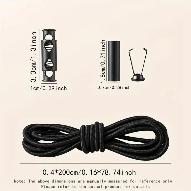 2M Strong Elastic Band Sweatpants Waist Drawstring Strap With Threading Device ,Cord Lock Stopper DIY Sewing Band Accessories