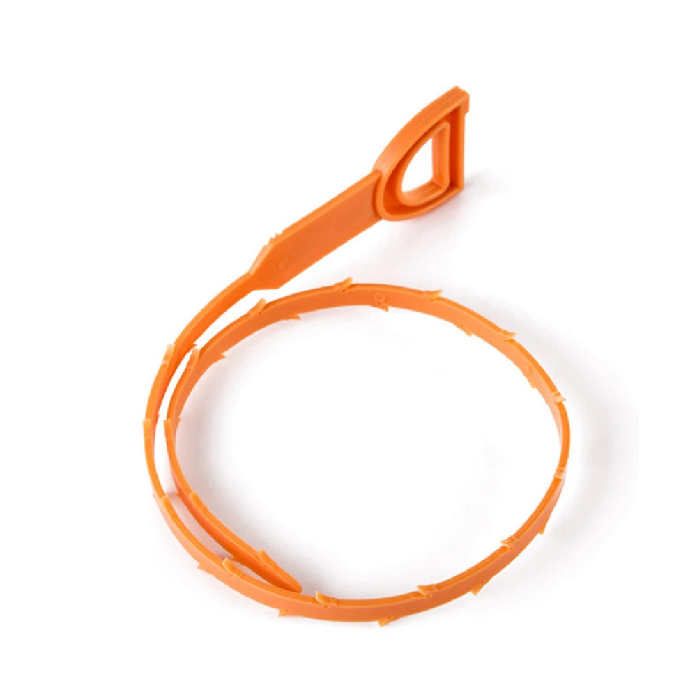 Pipe Dredging Brush Bathroom Hair Sewer Sink Cleaning Brush Drain Cleaner Flexible Cleaner Clog Plug Hole Remover Tool - Oran