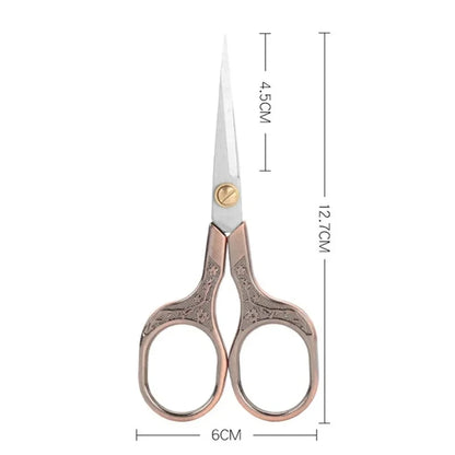 Sharp Durable Stainless Steel Antique Scissors Professional Fabric Embroidery Vintage Tailor Thread Scissor for Sewing Shears