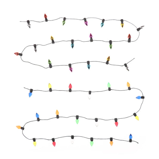 1m/0.5m Multi-coloured Dollhouse Miniature A String plastic Christmas light DIY Dollhouse Miniature Mini Furniture String Lig
