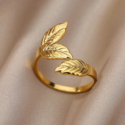 316L Stainless Steel Rings for Women Gold Color Never Fade Luxury Classic rings wedding couple rings Jewelry