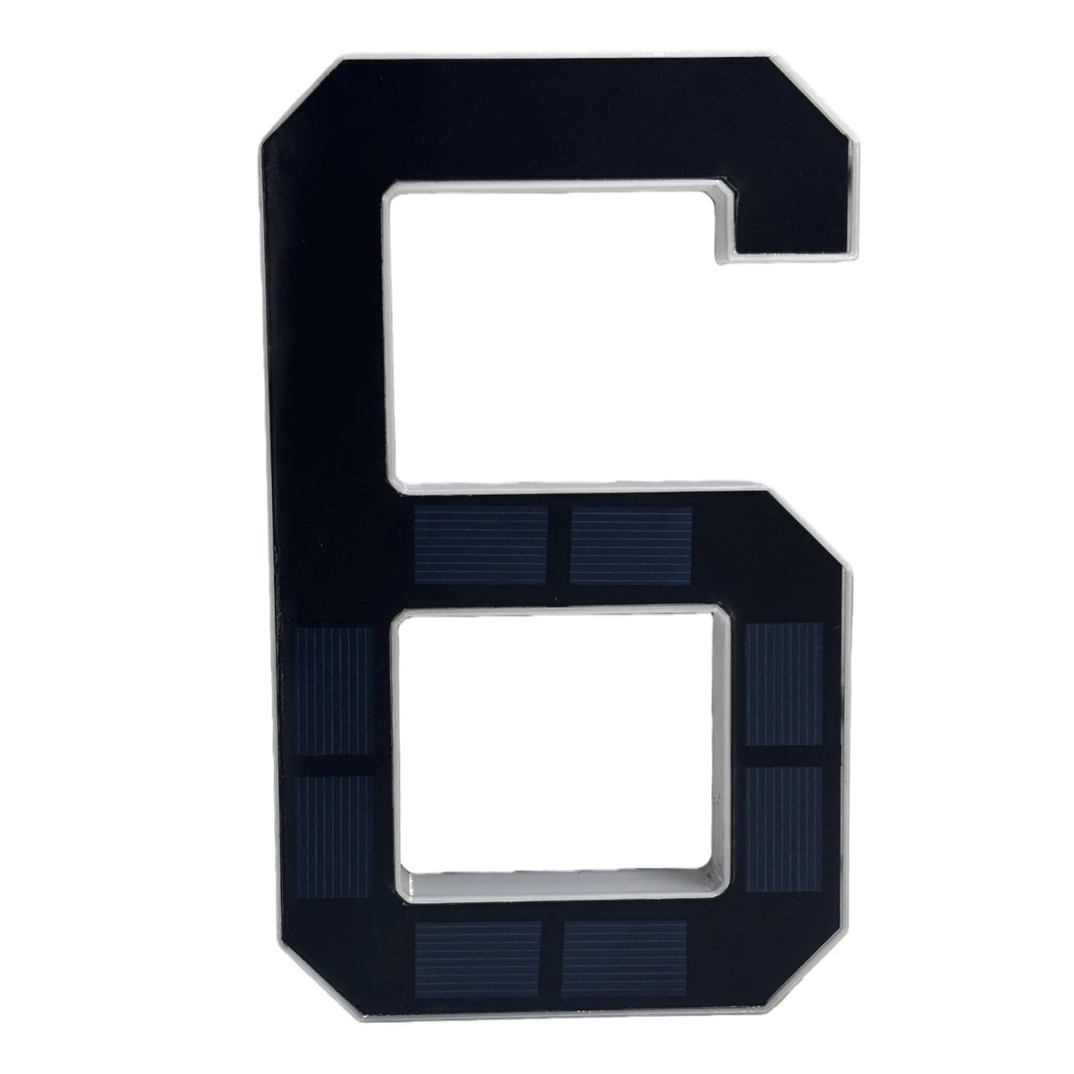 Personalized Solar Powered Address Number Waterproof Modern Address Number for Outside House Light Up Courtyard Hotel Bar - 6