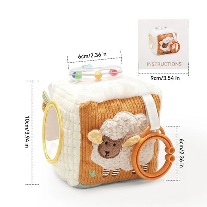 Montessori Cloths Toys Magic Cotton Animal Tissue Box Kids Finger Exercise Cloth Busy Box Toys Baby Educational Activity Sens