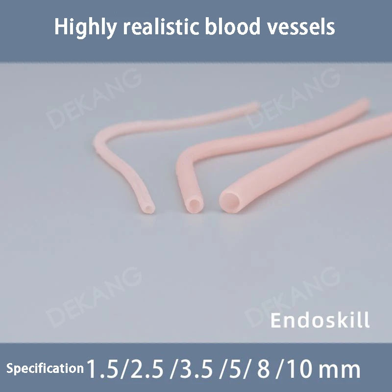 Simulated Human Blood Vessels, Bridge Surgery Simulation For Suturing Training, Microvascular Anastomosis End-To-End Anastomo
