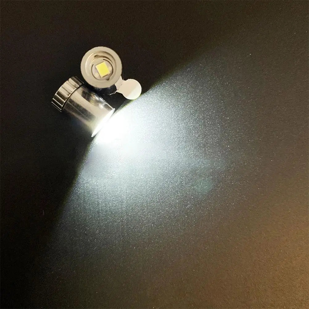 10Pcs Miniature Lights for Dollhouse,Miniature LED Lights for Handcraft,Mini Spot Lights Battery Operated(Warm White/white)
