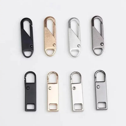 4pcs/8pcs Detachable Zipper Pull, Multi Color Replacement Zipper Accs For Jeans & Backpack, Sewing Tools - 8PCs A
