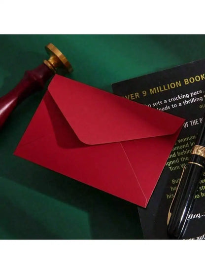 20/50/100PCS Classical Mini Paper Window Envelopes - Wedding Invitation, Gift Envelopes, Birthday Party Greeting Card Envelop