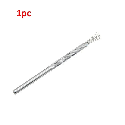 7 Pin Feather Wire Texture Ceramics Tools Polymer Clay Sculpting Modeling Tool DIY Pottery Brush Pottery Tools Cake Accessori