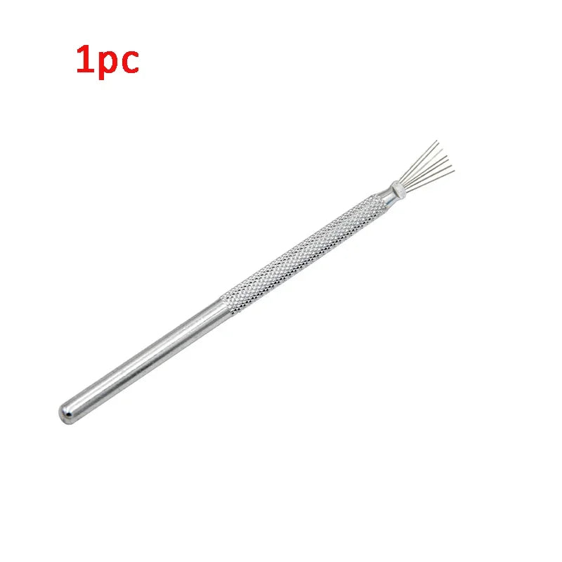 7 Pin Feather Wire Texture Ceramics Tools Polymer Clay Sculpting Modeling Tool DIY Pottery Brush Pottery Tools Cake Accessori