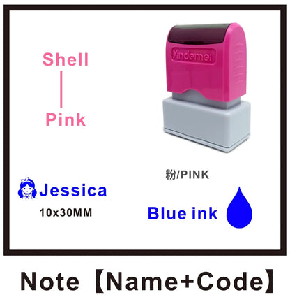 Custom Teacher Name Ink Stamp Signature Calligraphy Selfing-Inking Personalized Letter Stamp For School Student - 4