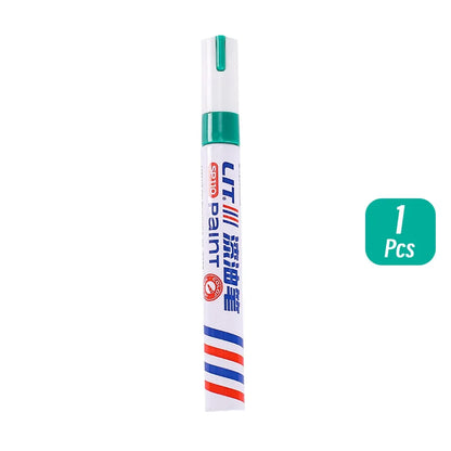 3mm 10p Colorful 8 Colors Permanent Paint Marker Waterproof White Markers tire tread rubber fabric Paint metal Paint Marker P