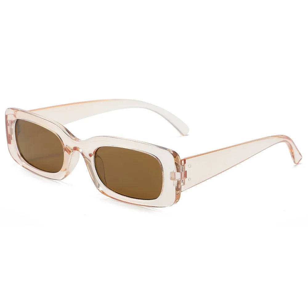 Sexy Small Oval Women's Sunglasses 2025 New Fashion Leopard Brown Hot Sun Glasses Female Retro Colorful Shade Eyeglass - cham