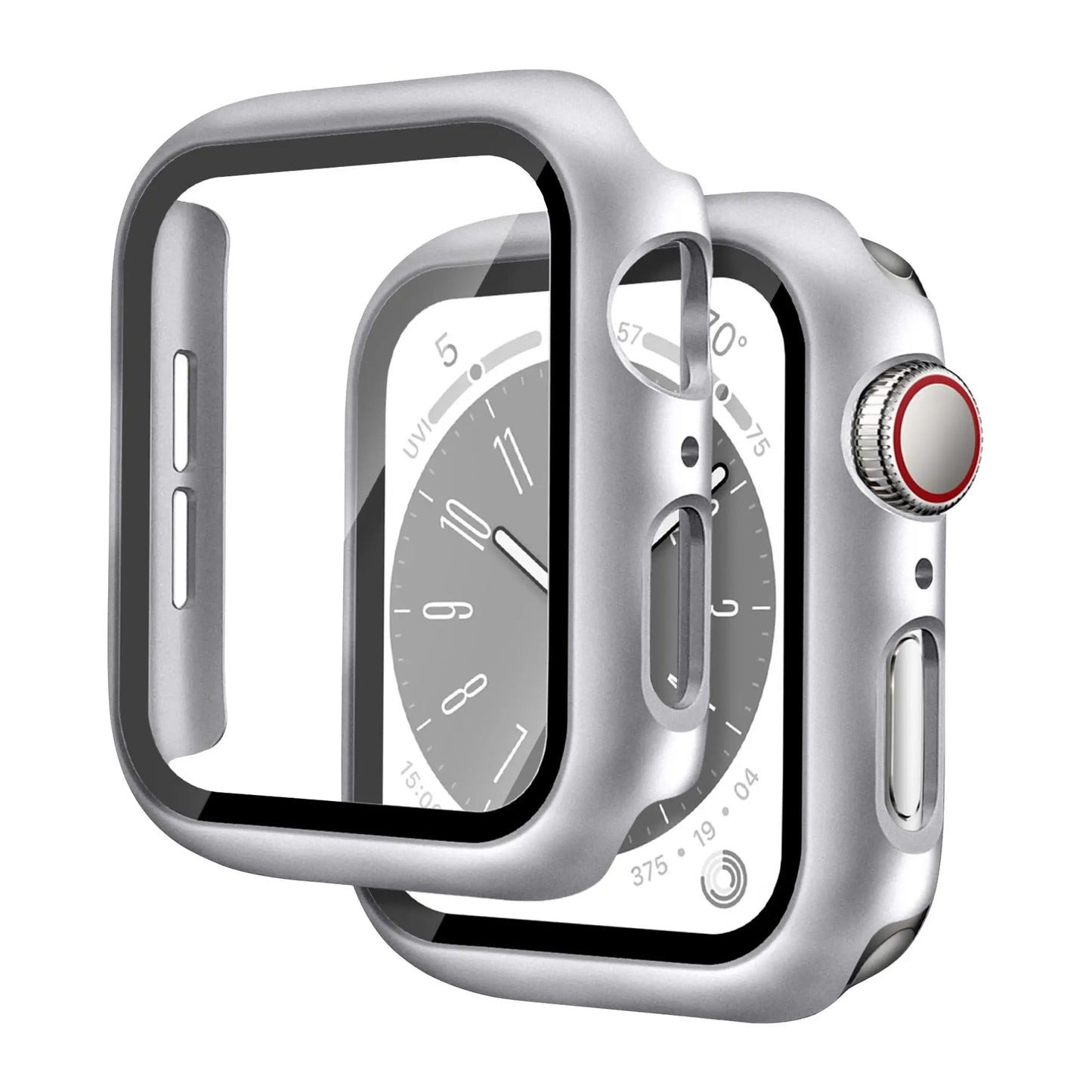 Glass+Cover For Apple Watch case 46mm 44mm 40mm 45mm 41mm 42mm 38mm Screen Protector iwatch series 10 9 8 7 6 5 3 SE Accessor