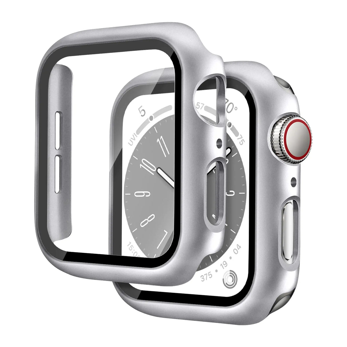 Glass+Cover For Apple Watch case 46mm 44mm 40mm 45mm 41mm 42mm 38mm Screen Protector iwatch series 10 9 8 7 6 5 3 SE Accessor