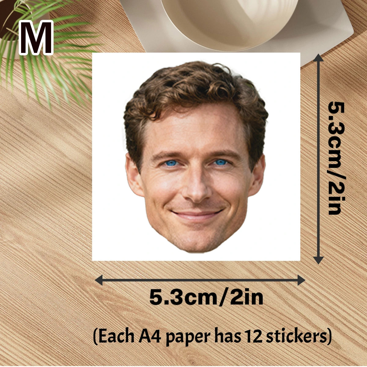Personalized Tattoo Stickers With Pet Photo, Customizable Family Photos Tattoo Stickers, 2 Sizes: S/M, Valentine's Day Gifts,