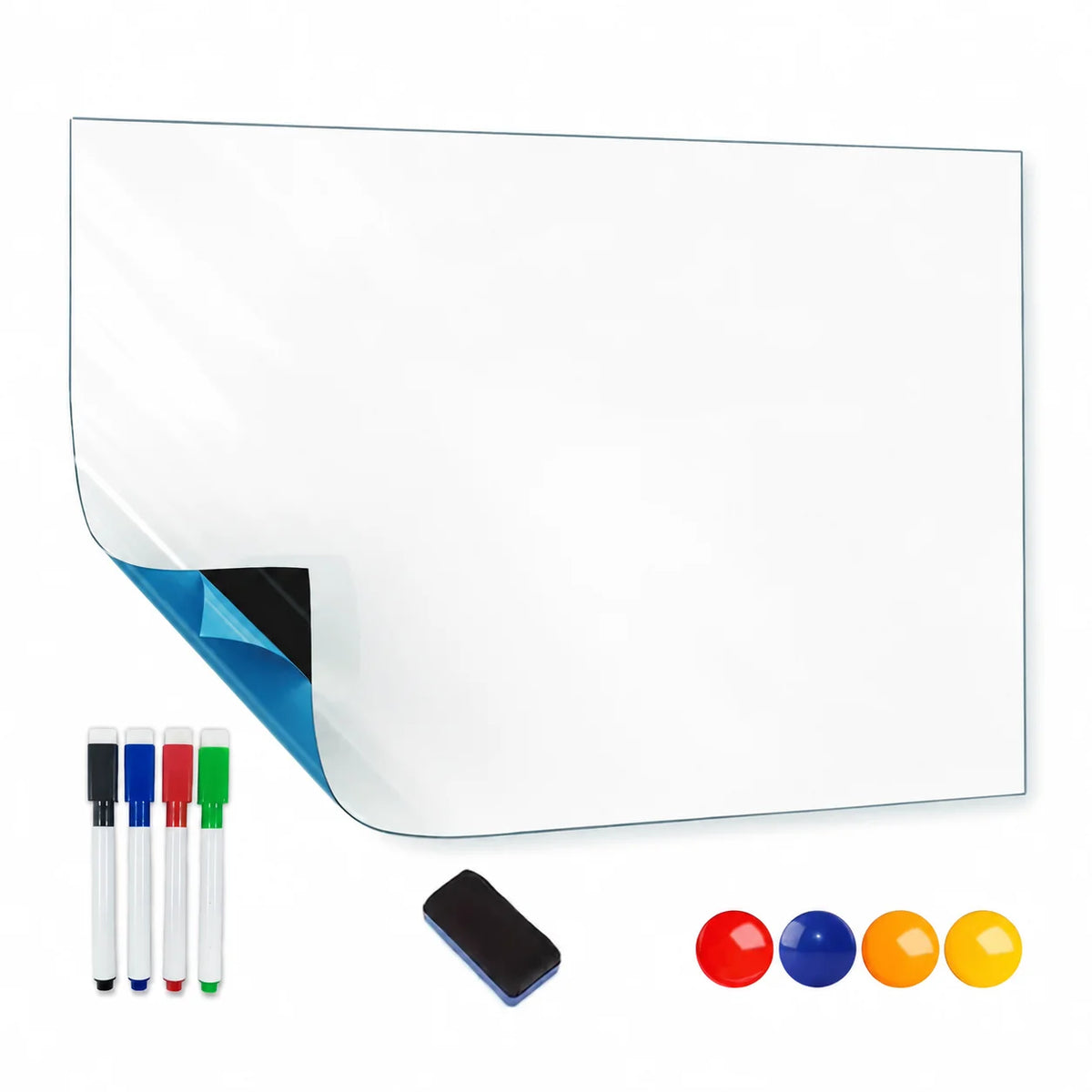 Erasable Magnetic Whiteboard Sticker, Self-adhesive Wall Whiteboard, Suitable for Back-to-school Season, Classroom Office Use
