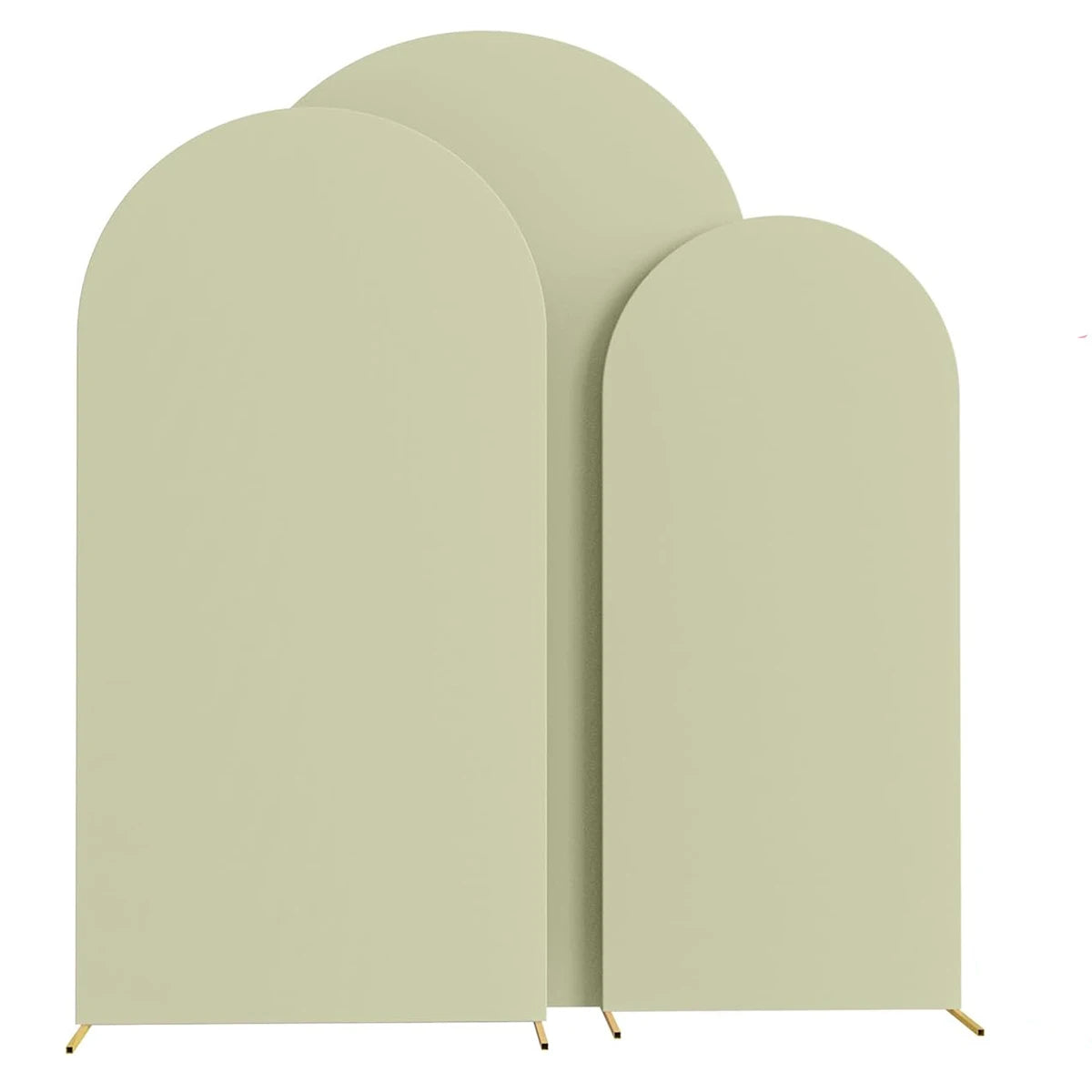 Wedding Arch Cover Arch Backdrop Cover Spandex Fitted Arch Cover for Wedding Birthday Festival Party （Without Shelf） - Light 