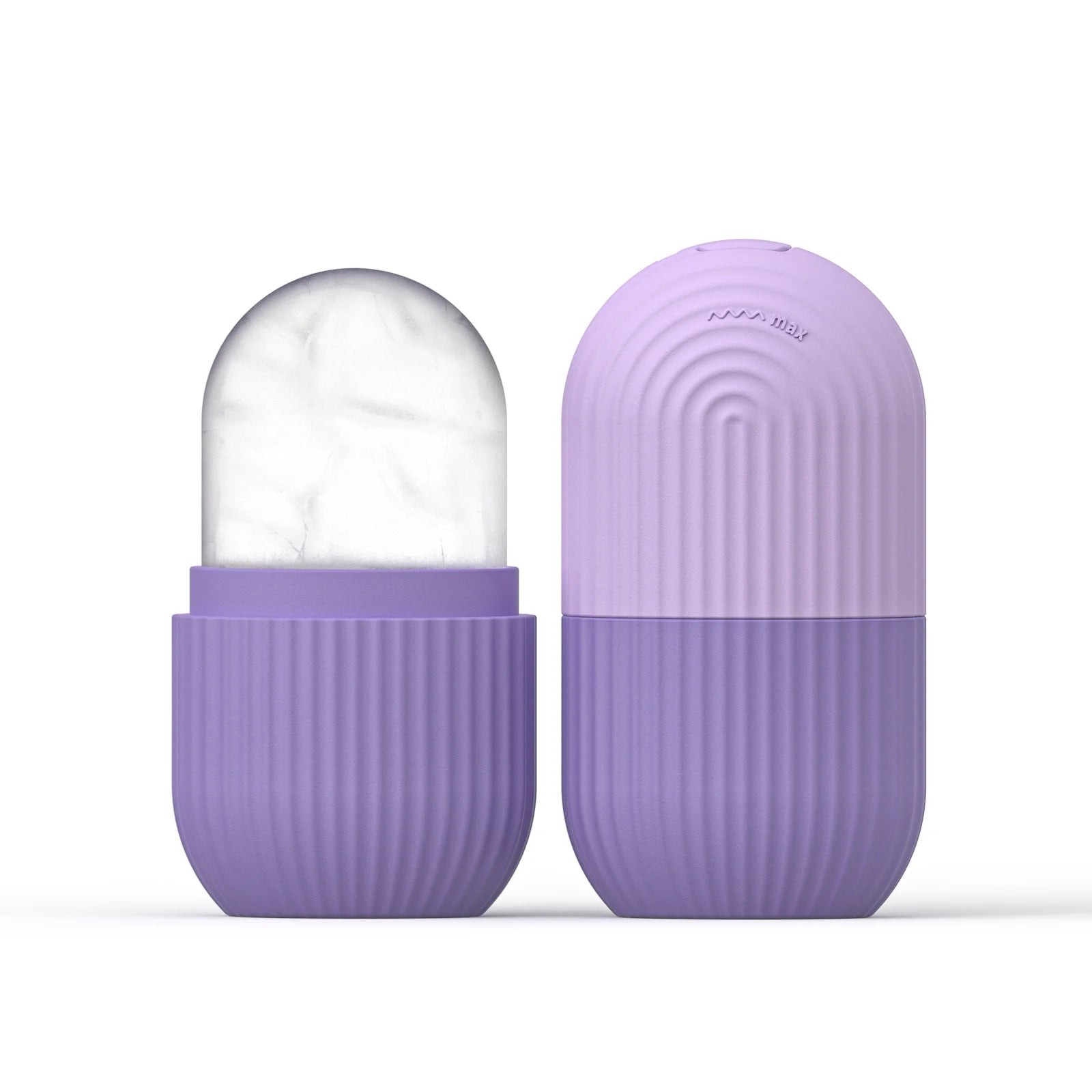 1pc silicone face ice cube mold for Beauty and Skin Care silicon face ice roller - PURPLE