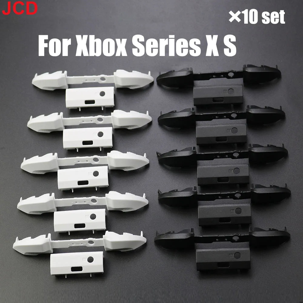 10 Sets Black White RB LB Bumper Button for XBox Series S X Controller Trigger Surround Guide On Off Buttons Repair Part