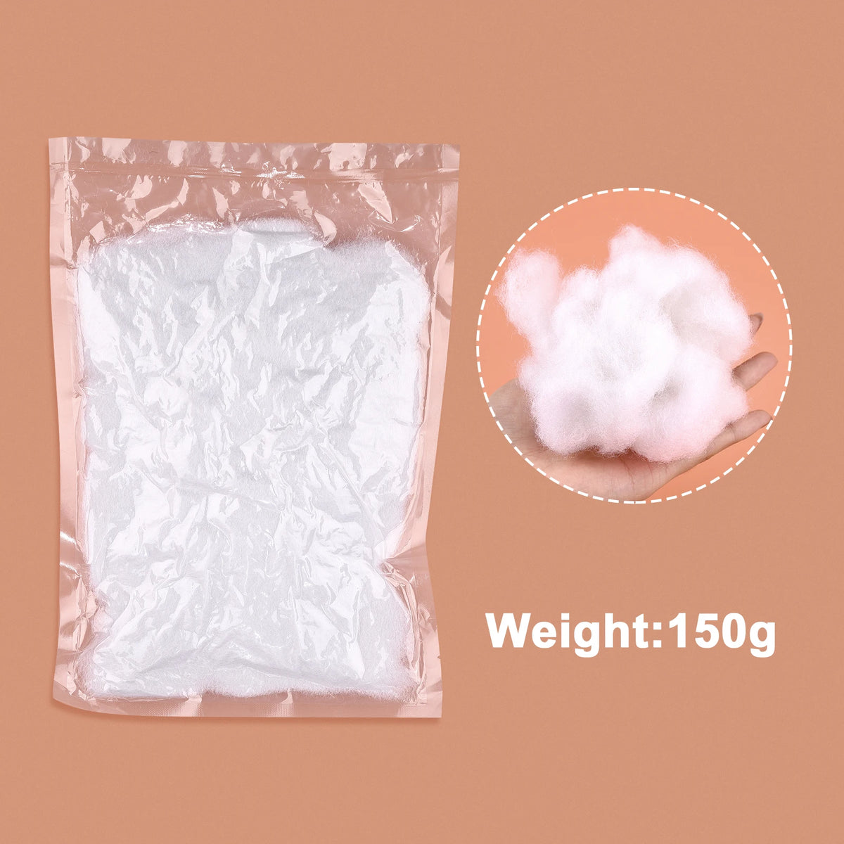 20-200g/Lot Doll Stuffed Cotton Toys PP Cotton Pillow Filling Premium Polyester Fiber Stuffing High Elastic Filler DIY Handma