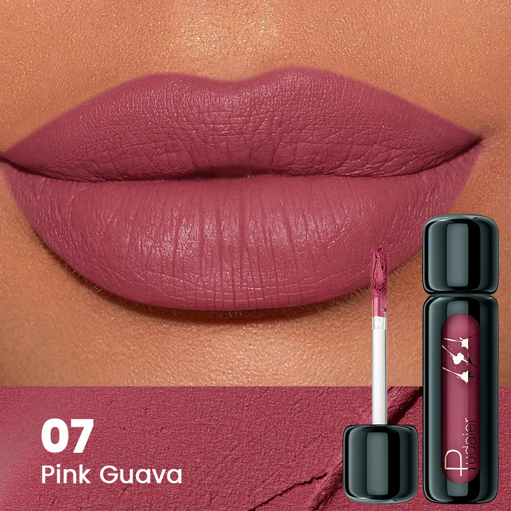 1pc Matte Velvet Lip Gloss, Highly Saturated Liquid Lip Mud, Non-Stick Long Lasting, All Skin Tones Compatible,Mother's Day G