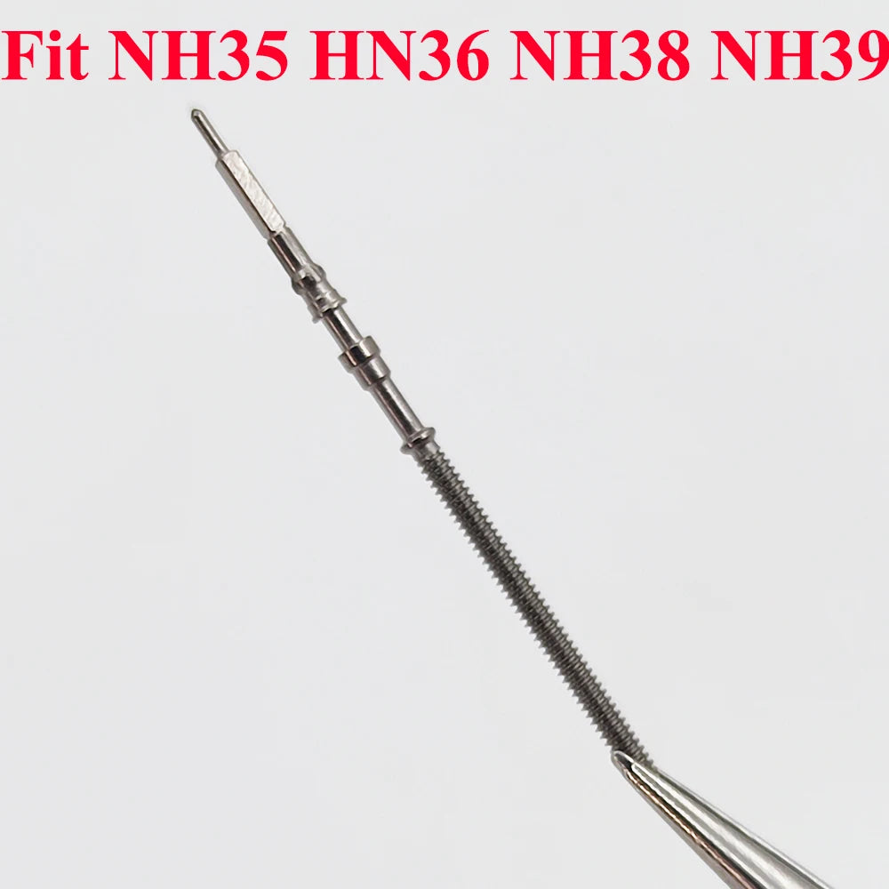 Watch Stem Stainless Steel Spare Parts fit NH35 NH36 NH34 NH38 NH39 Crown Automatic Mechanical Movement Watch Parts Crown Ste