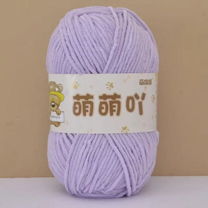 Fluffy Chenille Yarn for Crocheting doll thread Soft Bulky Velvet Yarn for Knitting Crochet Crafts Amigurumi Matte Chenille Y