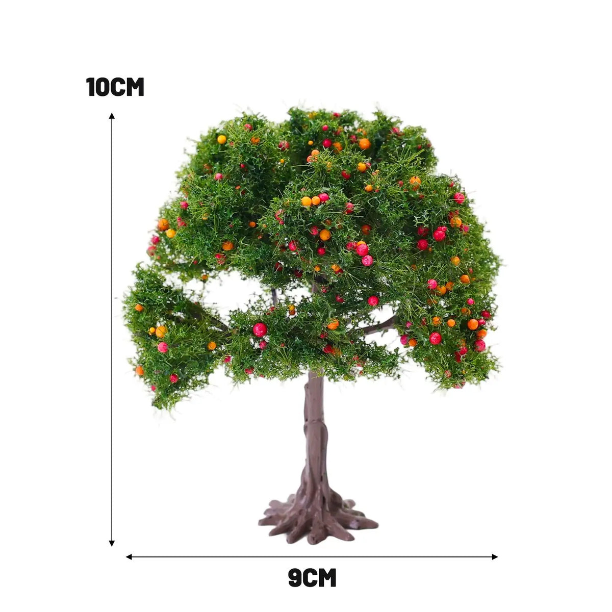 Realistic Fruit Tree Decor Miniature Landscape Table Model Ornaments DIY Fruit Trees Figurines DIY Microlandscape Decorations