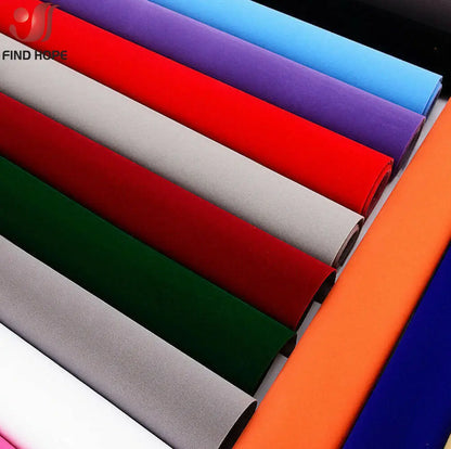 20 X 15 cm / 20 X 145 cm / 40 X 145 cm Self-adhesive Velvet Flock Liner Jewelry Contact Paper Craft Fabric Sticker Multi Colo